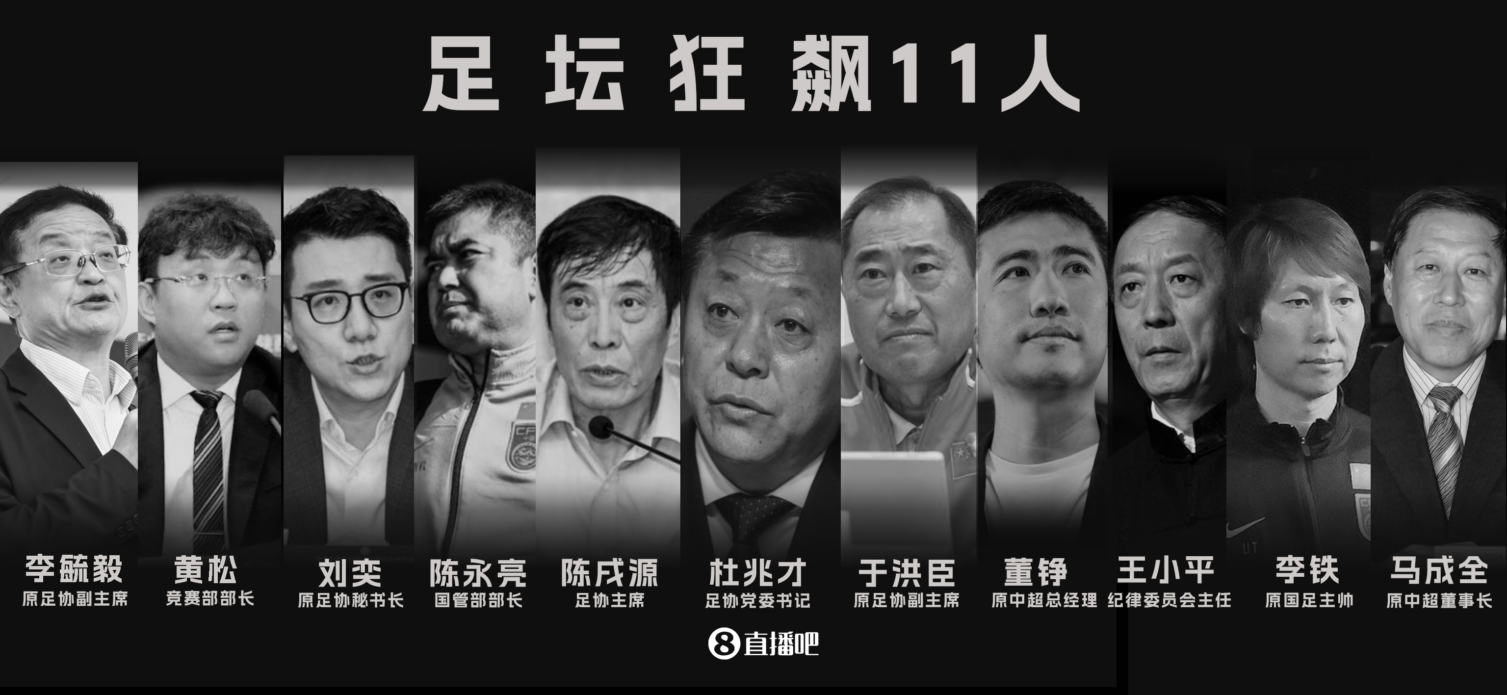 足壇反腐已判7人＆陳戌源無期！李鐵、杜兆才、王小平等9人未宣判