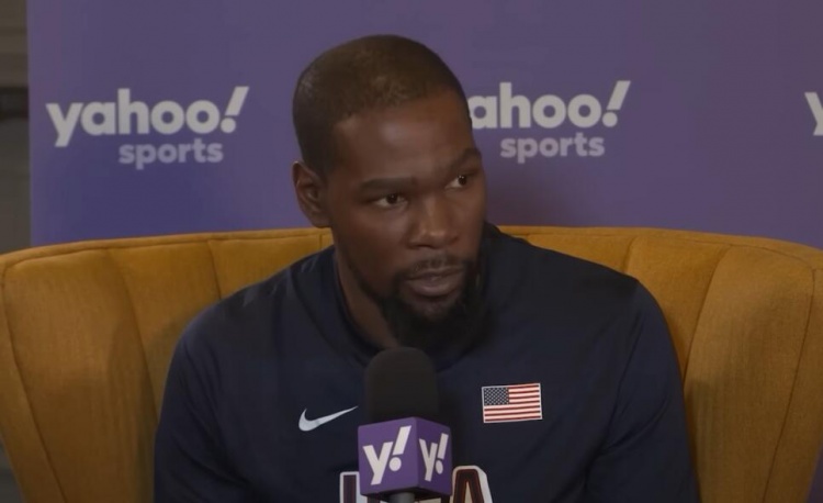 KD：這支美國(guó)男籃是我參加過(guò)最強(qiáng)大的一支 我們的目標(biāo)是不能輸