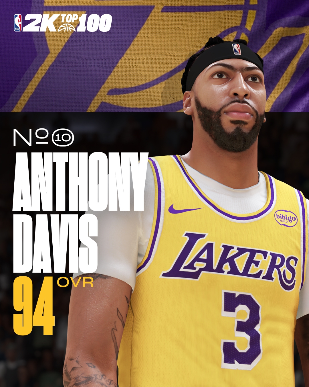 ?NBA2K25能力值第10名：濃眉94